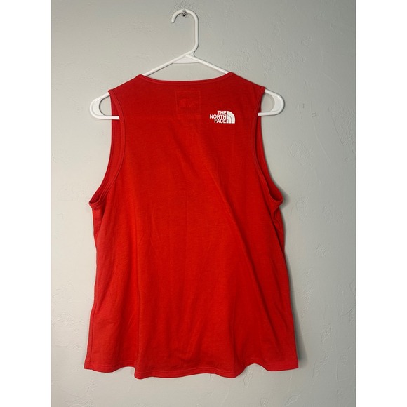 The‎ North Face Graphic Tank Top Sleeveless Hiking Outdoors Red Women's M - Picture 3 of 3